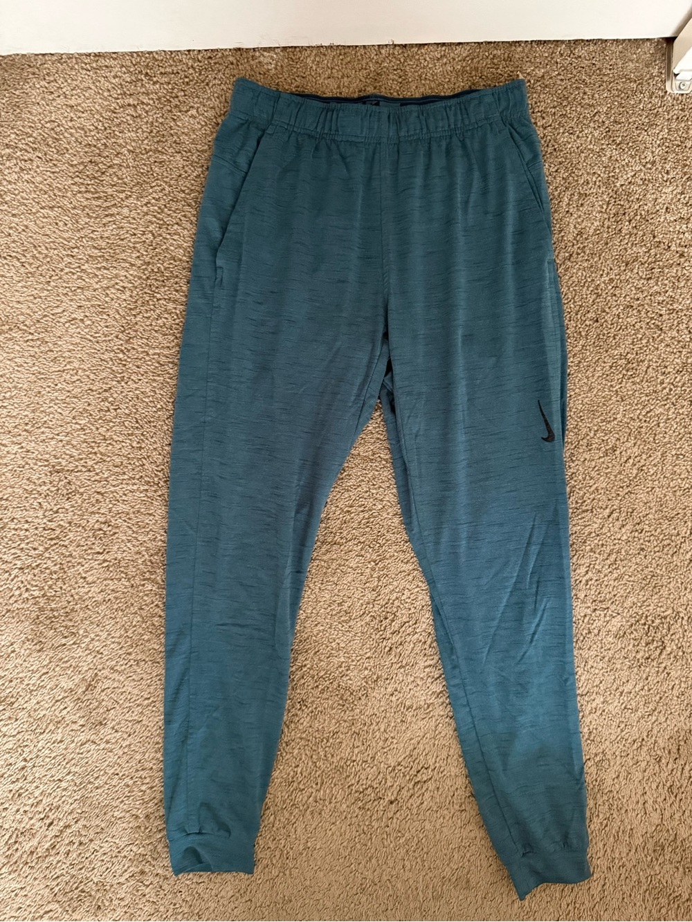 Nike Men's Teal Athletic Joggers